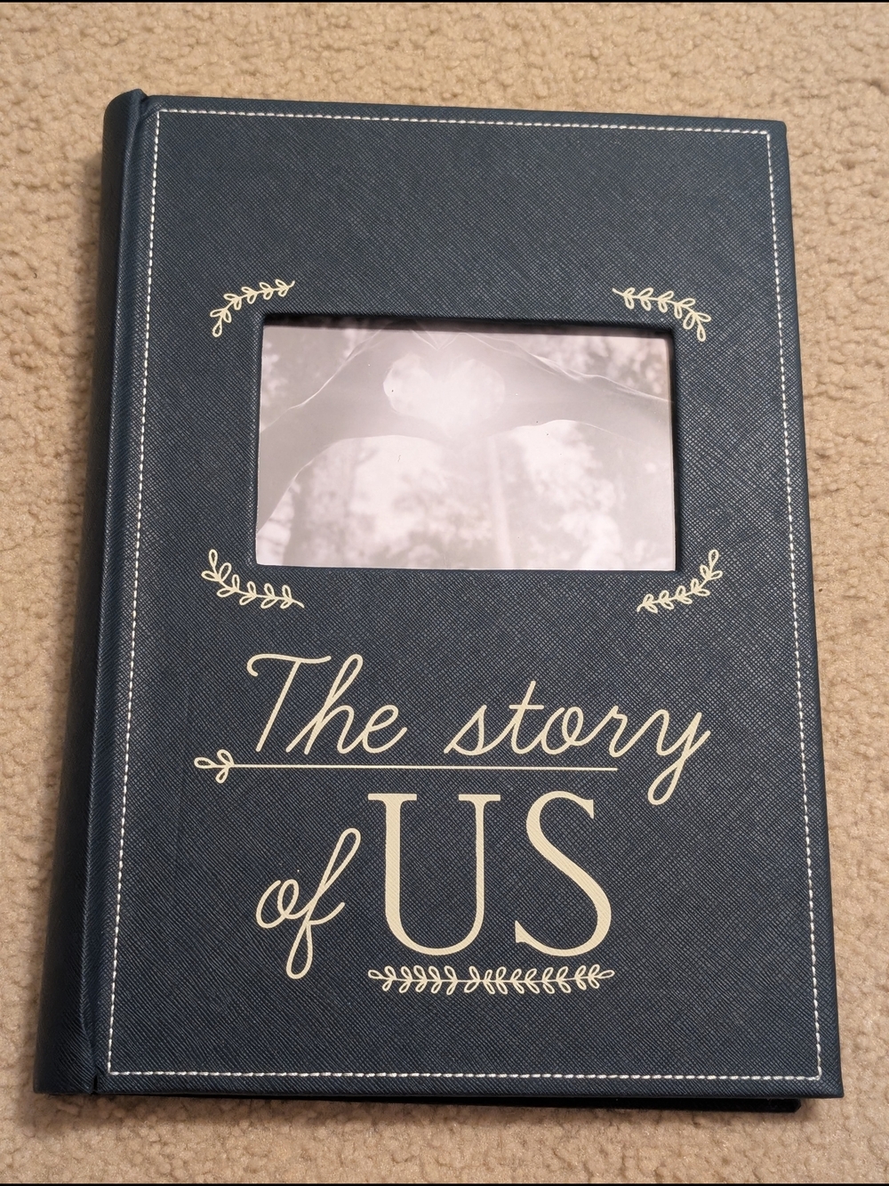 Classic Navy "The Story of Us" Photo Album